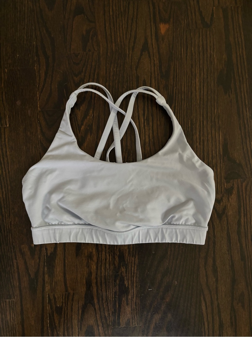 Lululemon sports bra light blue size 8